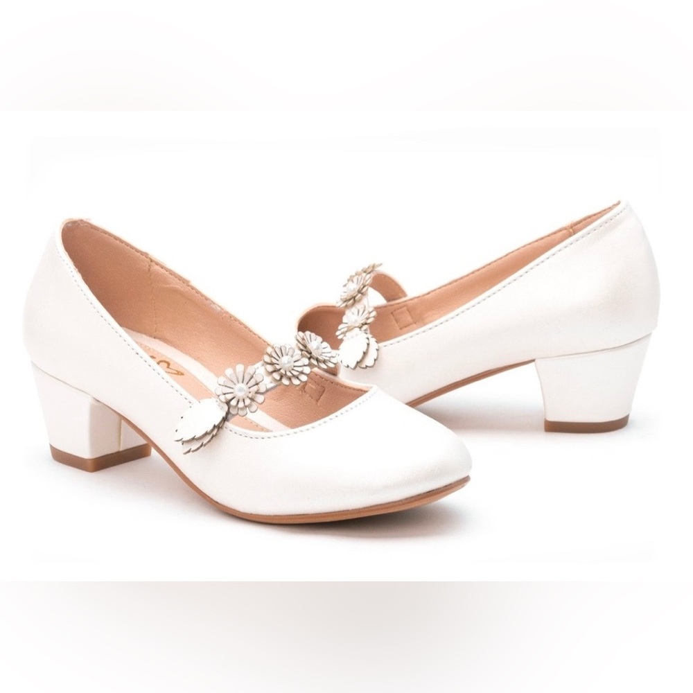 Pale Pink little girl heels